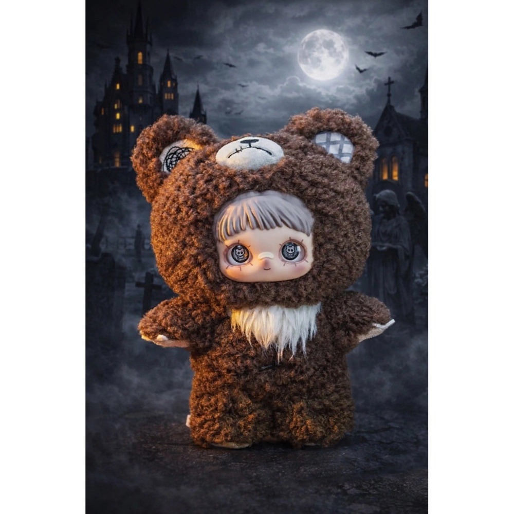 Maymei Dark Forest Series Confirmed Bear Bell Plush Doll